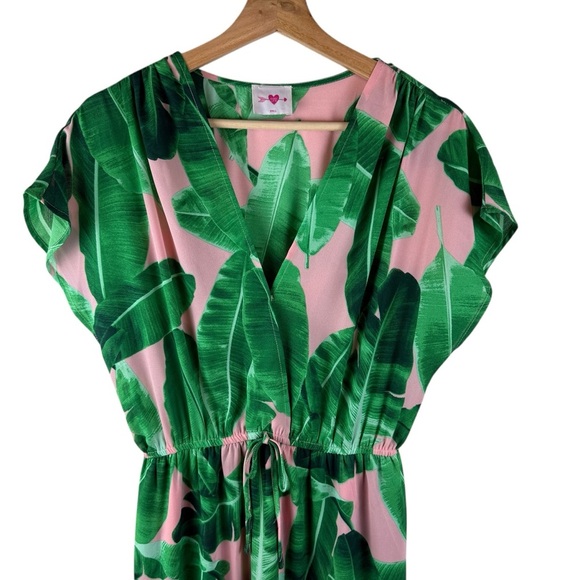 Buddy Love Palm Print Maxi Dress Small - Picture 5 of 9